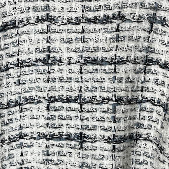 Anthropologie Sioni Nubby Knit Black White Gray Cardigan XL - Picture 6 of 12